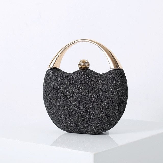 Elegant Round Shoulder Luxury Wedding Women Clutch Handbags
