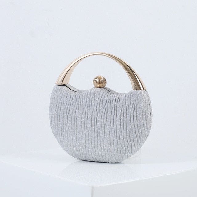 Elegant Round Shoulder Luxury Wedding Women Clutch Handbags