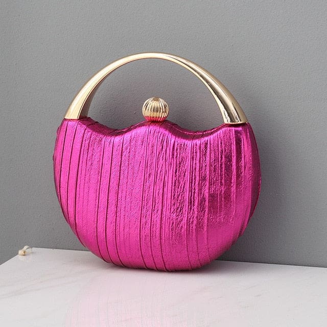 Elegant Round Shoulder Luxury Wedding Women Clutch Handbags