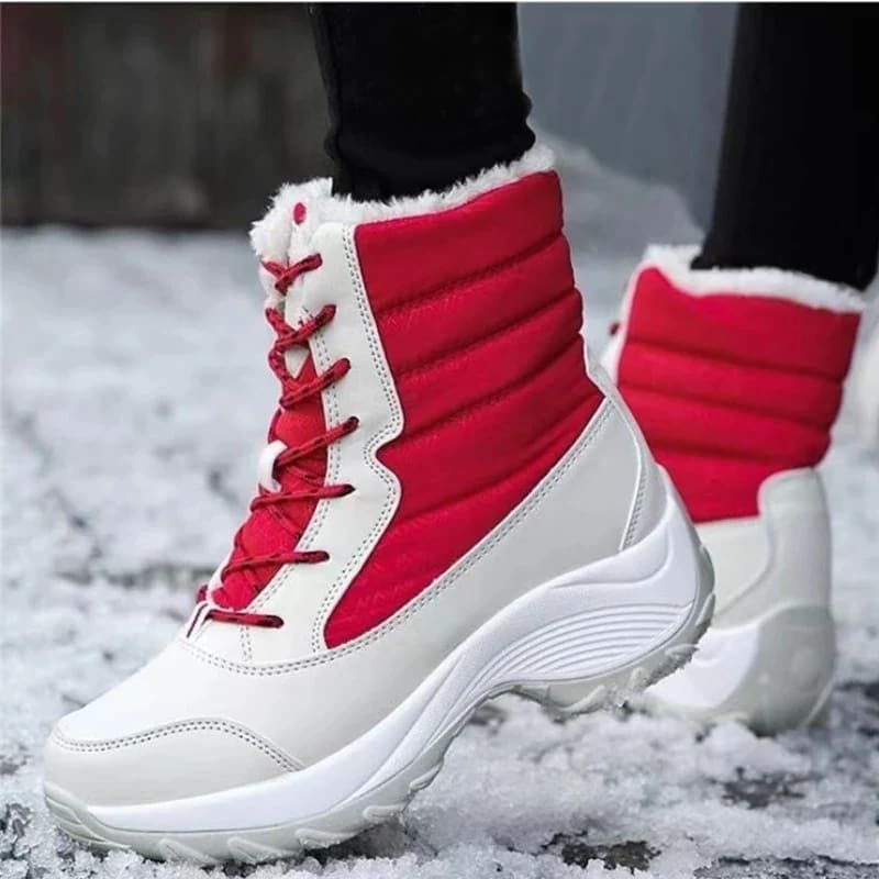 Plush Warm Waterproof Thigh High Winter Boots For Women HIGH HEELS