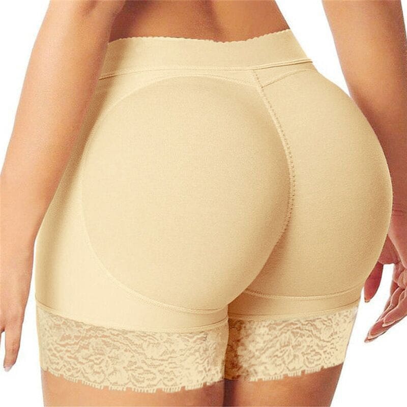 women lace boyshort sexy padded lace panties seamless bottom panties buttocks push up lingerie women's underwear female