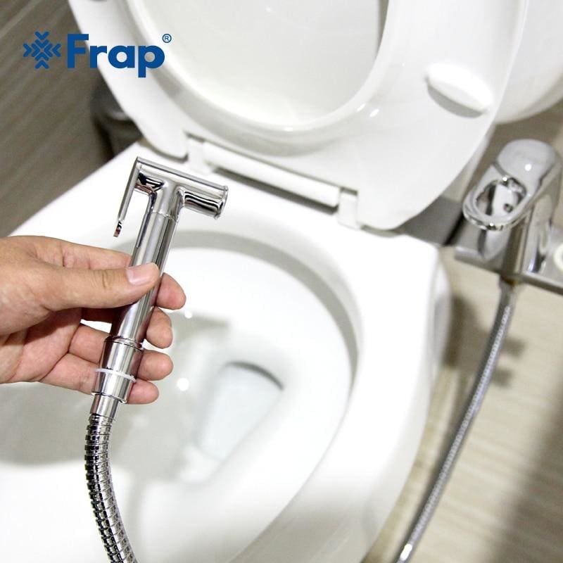 new solid brass chrome handheld bidet ceramic