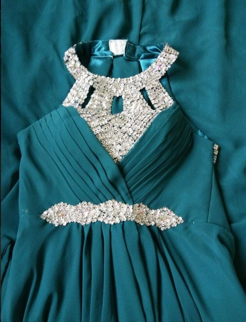 Women Halter Wedding Party Gown Chiffon Long Bridesmaid Dresses Women Halter Wedding Party Gown Chiffon Long Bridesmaid Dresses