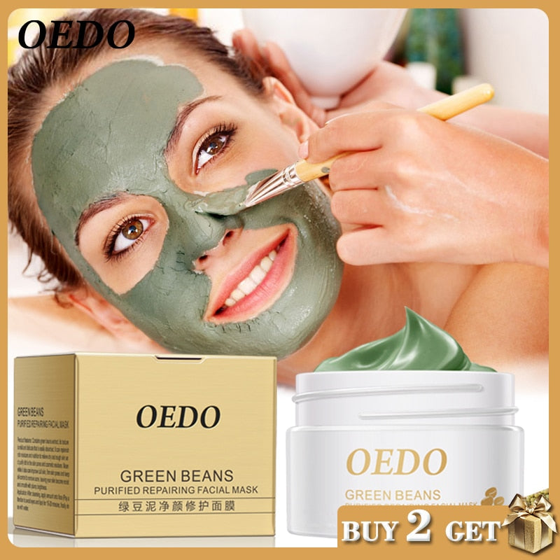 hot face cleansing mung bean mud peeling treatment