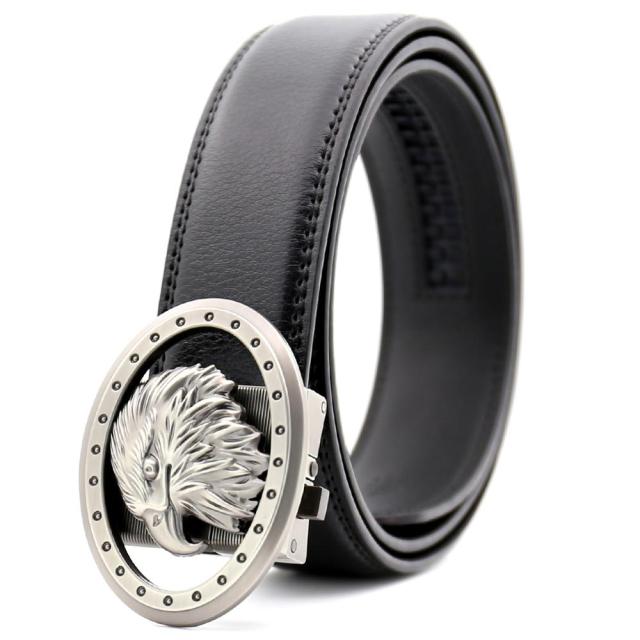 luxury eagle metal automatic buckle men waist belt