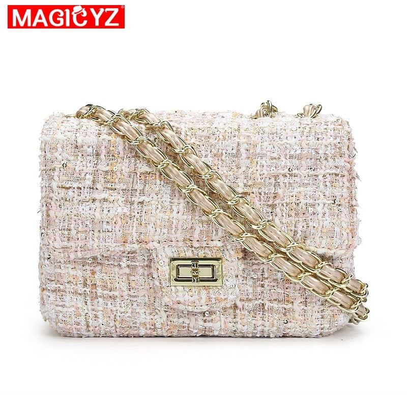 magicyz women bags woolen brand luxury handbags women bags designer crossbody bag women shoulder bag purse clutch sac a main