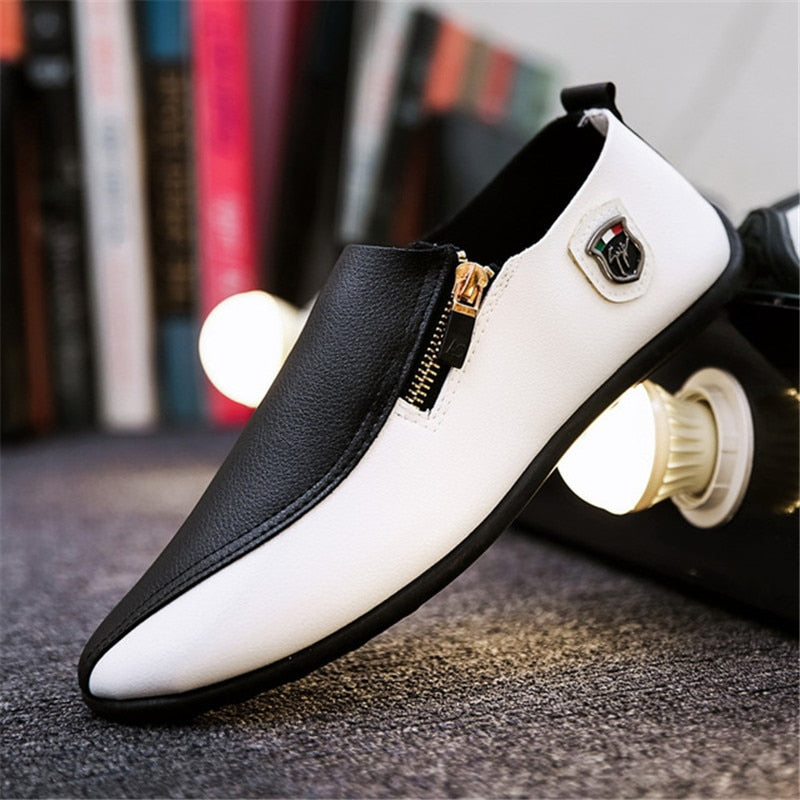 flat light breathable luxury brand men sneakers