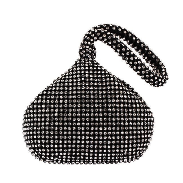 soft beaded bridal maid evening bag ym1217black / mini(max length<20cm)