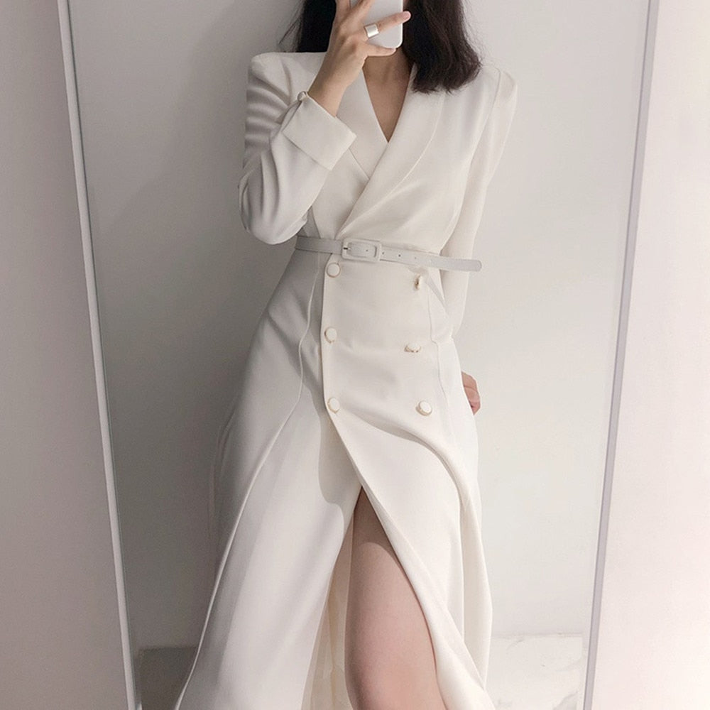 windbreaker double breasted women's trench coat
