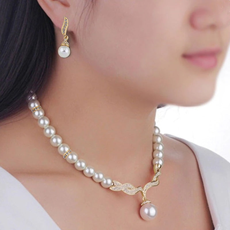 wedding bridal creative pearl jewelry