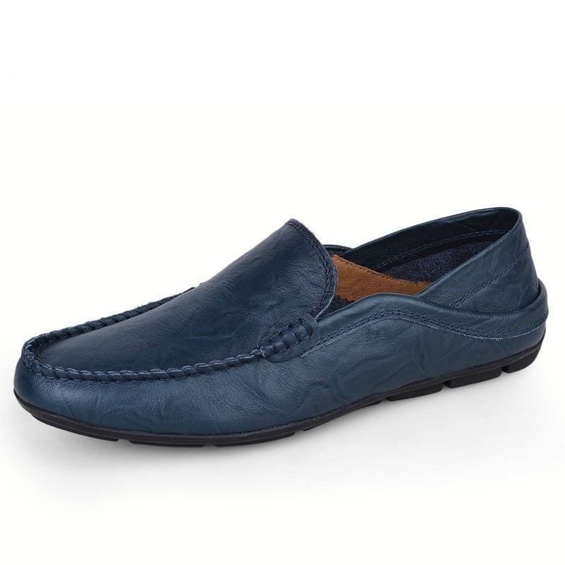 casual loafers men moccasins leather shoes