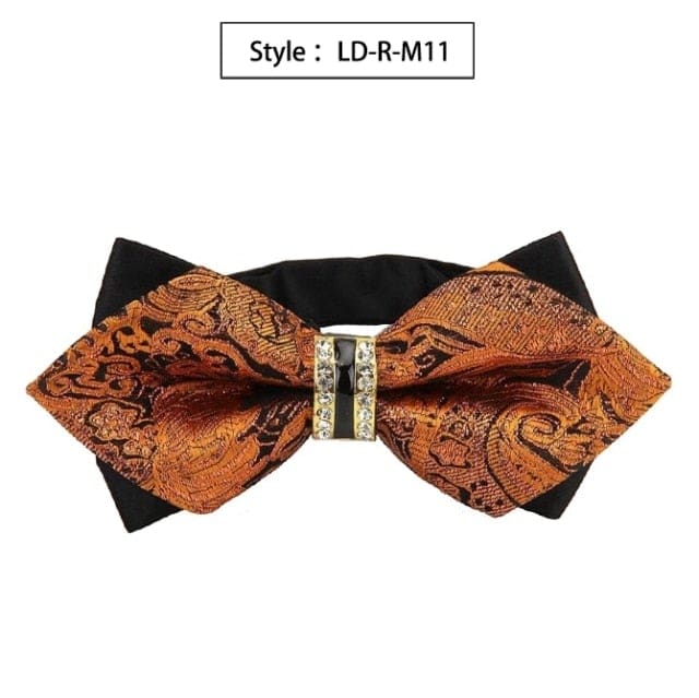colorful plaid cravat fashion butterfly luxurious bow ties for men ld-r-m11