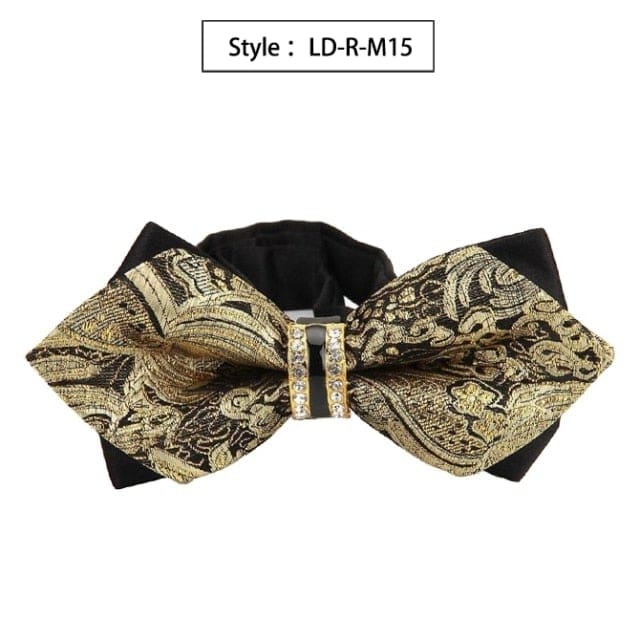 colorful plaid cravat fashion butterfly luxurious bow ties for men ld-r-m15