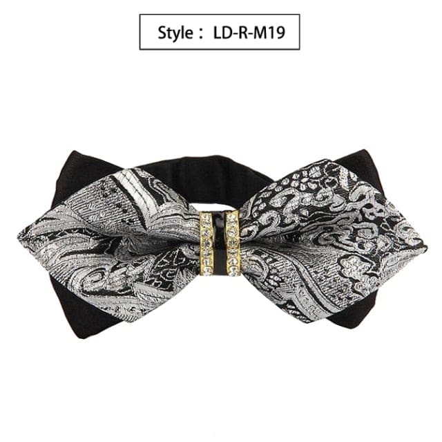 colorful plaid cravat fashion butterfly luxurious bow ties for men ld-r-m19