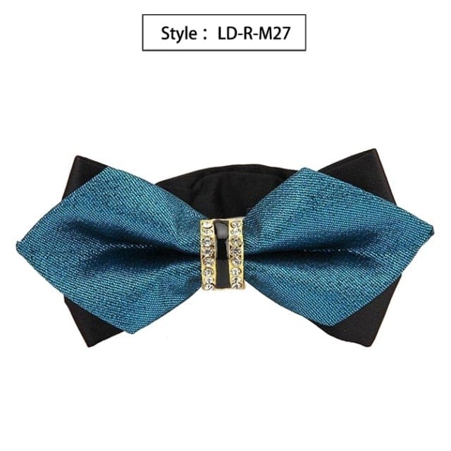 colorful plaid cravat fashion butterfly luxurious bow ties for men ld-r-m27