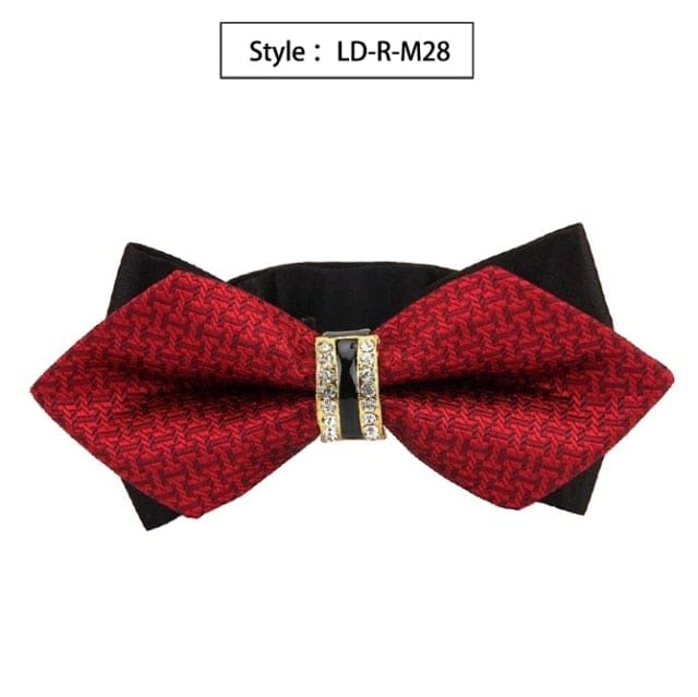 colorful plaid cravat fashion butterfly luxurious bow ties for men ld-r-m28