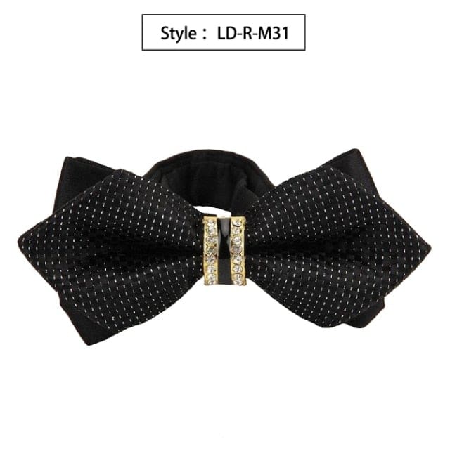 colorful plaid cravat fashion butterfly luxurious bow ties for men ld-r-m31
