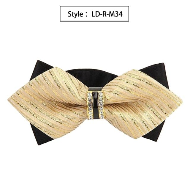 colorful plaid cravat fashion butterfly luxurious bow ties for men ld-r-m34