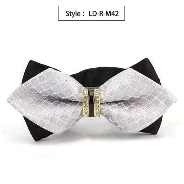 colorful plaid cravat fashion butterfly luxurious bow ties for men ld-r-m42