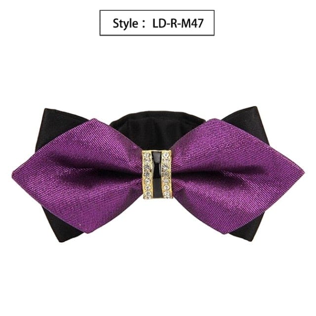 colorful plaid cravat fashion butterfly luxurious bow ties for men ld-r-m47