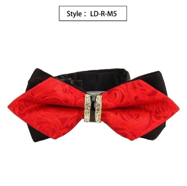 colorful plaid cravat fashion butterfly luxurious bow ties for men ld-r-m5