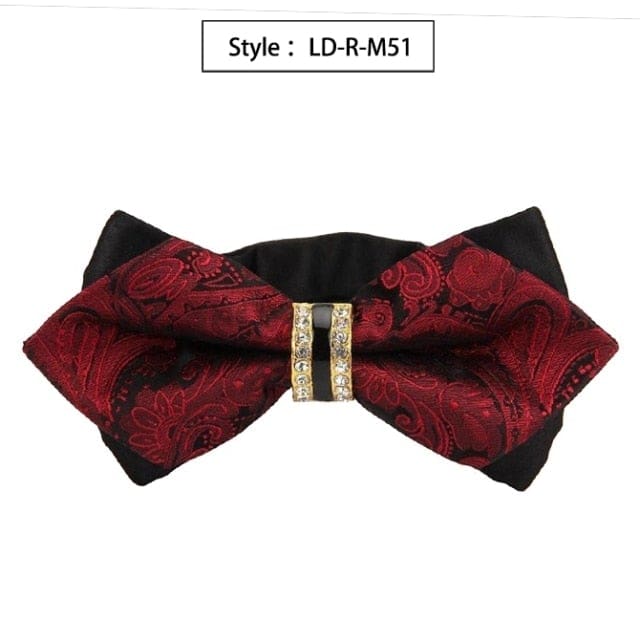 colorful plaid cravat fashion butterfly luxurious bow ties for men ld-r-m51