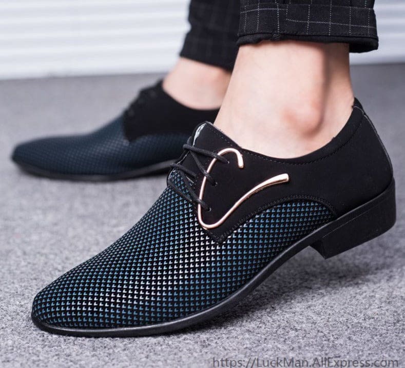 comfortable men summer fabric pointed toe casual shoes
