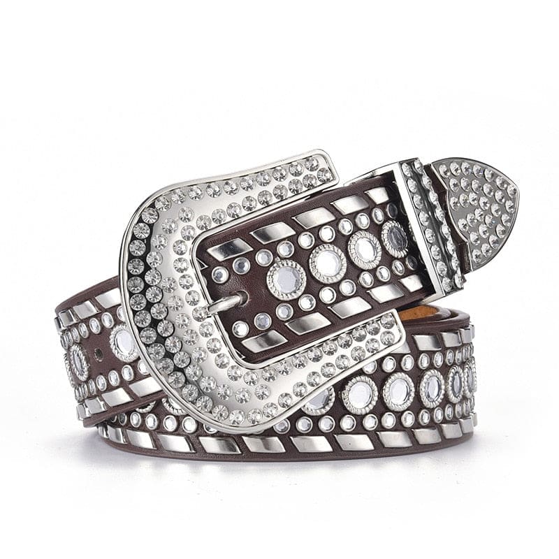Crystal Rhinestone Versatile Unisex Belt WOMEN BELTS