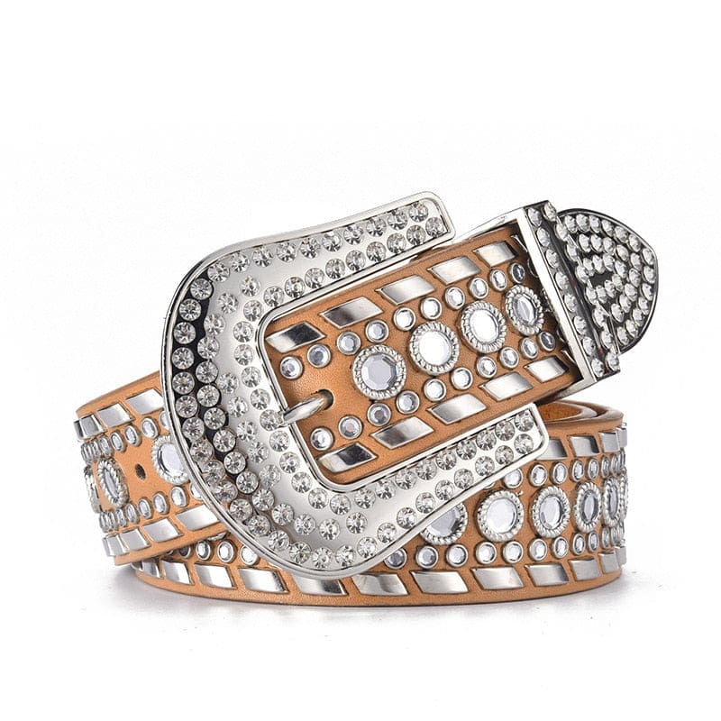 Crystal Rhinestone Versatile Unisex Belt WOMEN BELTS