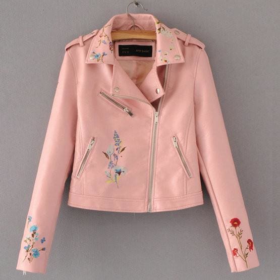 elegant faux leather jackets for women