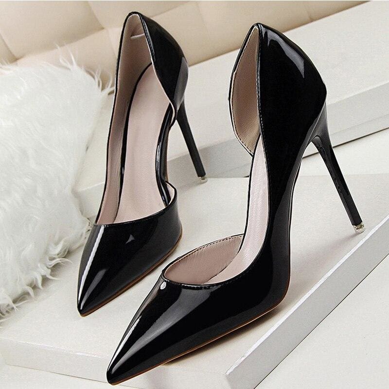 fashion pointed toe shallow women party heels