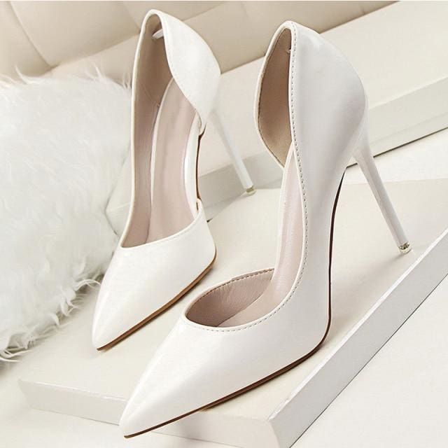 fashion pointed toe shallow women party heels