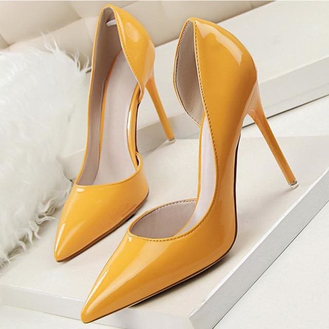 fashion pointed toe shallow women party heels