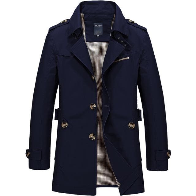 fashion trench coat for men