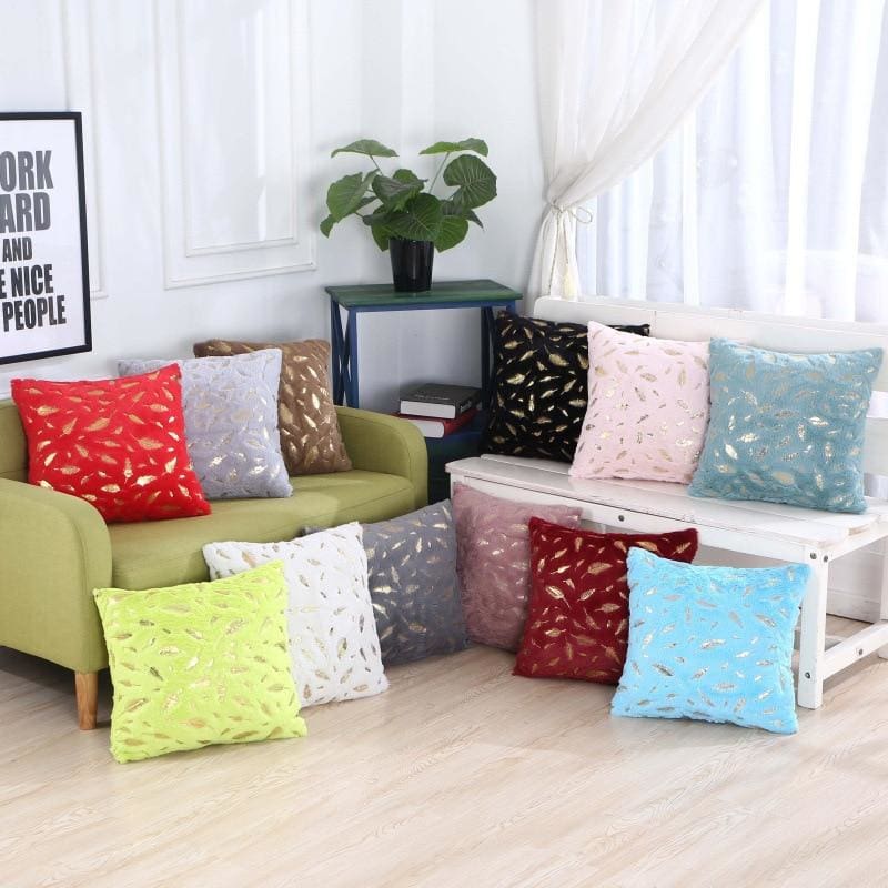 feather fluffy pillow covers for home decoration