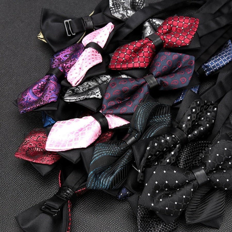 formal luxury wedding butterfly cravat quality bow tie for men