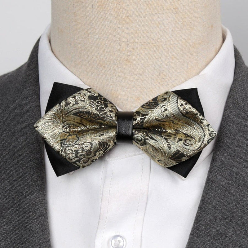 formal luxury wedding butterfly cravat quality bow tie for men
