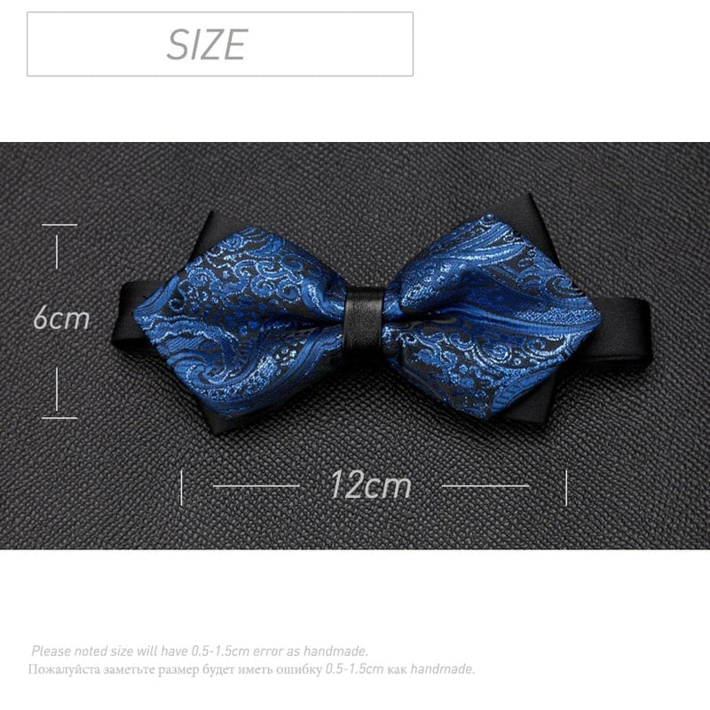 formal luxury wedding butterfly cravat quality bow tie for men