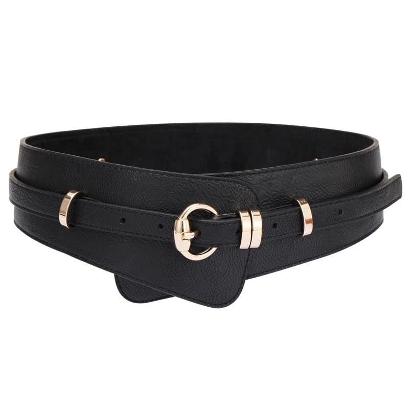 genuine leather dress coat belt