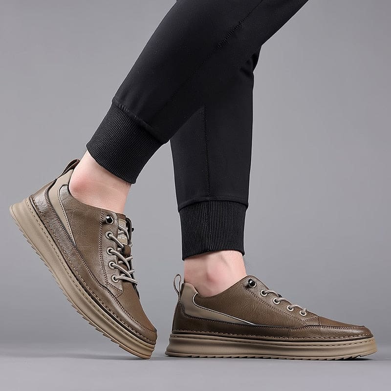 hand-stitched fashion trend casual sneakers