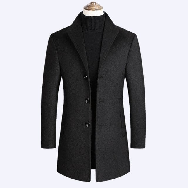 luxurious brand men wool blends coats
