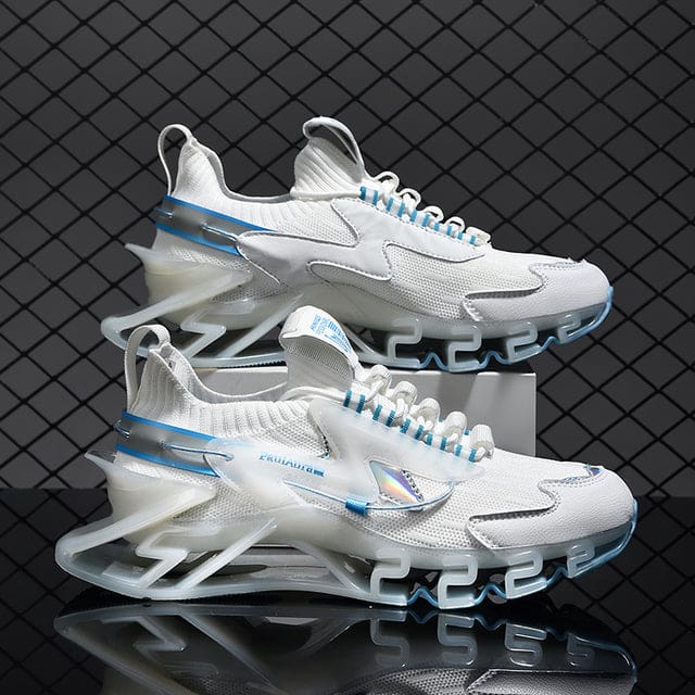 Luxury Breathable Casual Fashion Shoe White-Blue / 42 MEN SHOES