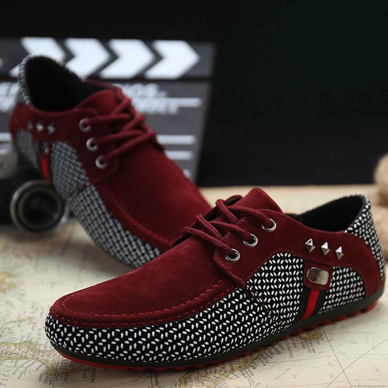 luxury breathable lace up casual men flat formal shoes