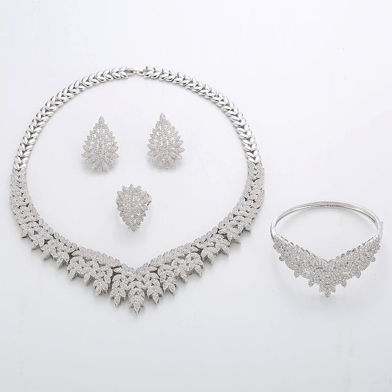 luxury cubic zirconia jewelry sets