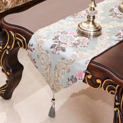 luxury embroidered europe table runner