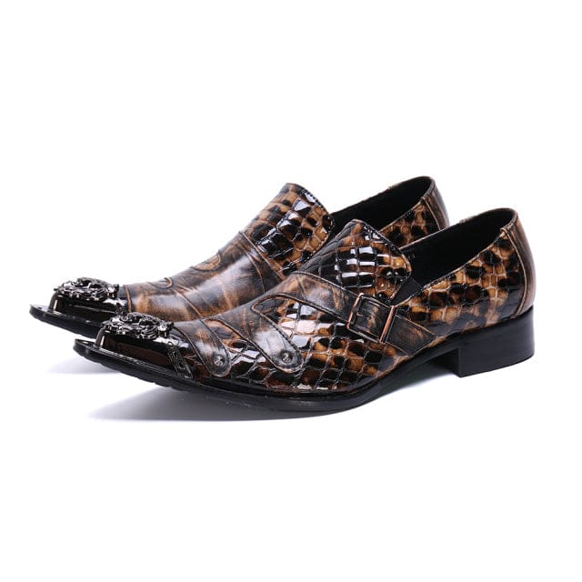 luxury men business dress leather shoes