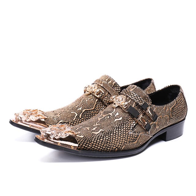 luxury men business dress leather shoes
