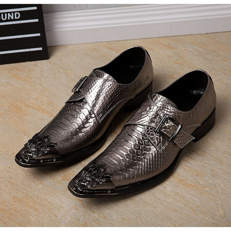 luxury men business dress leather shoes