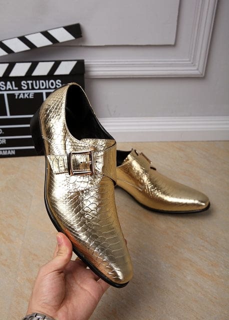 luxury men business dress leather shoes