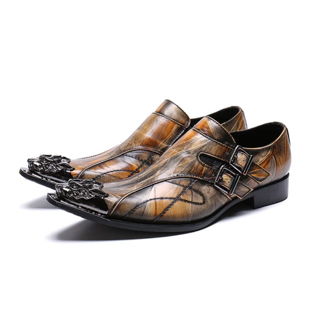 luxury men business dress leather shoes